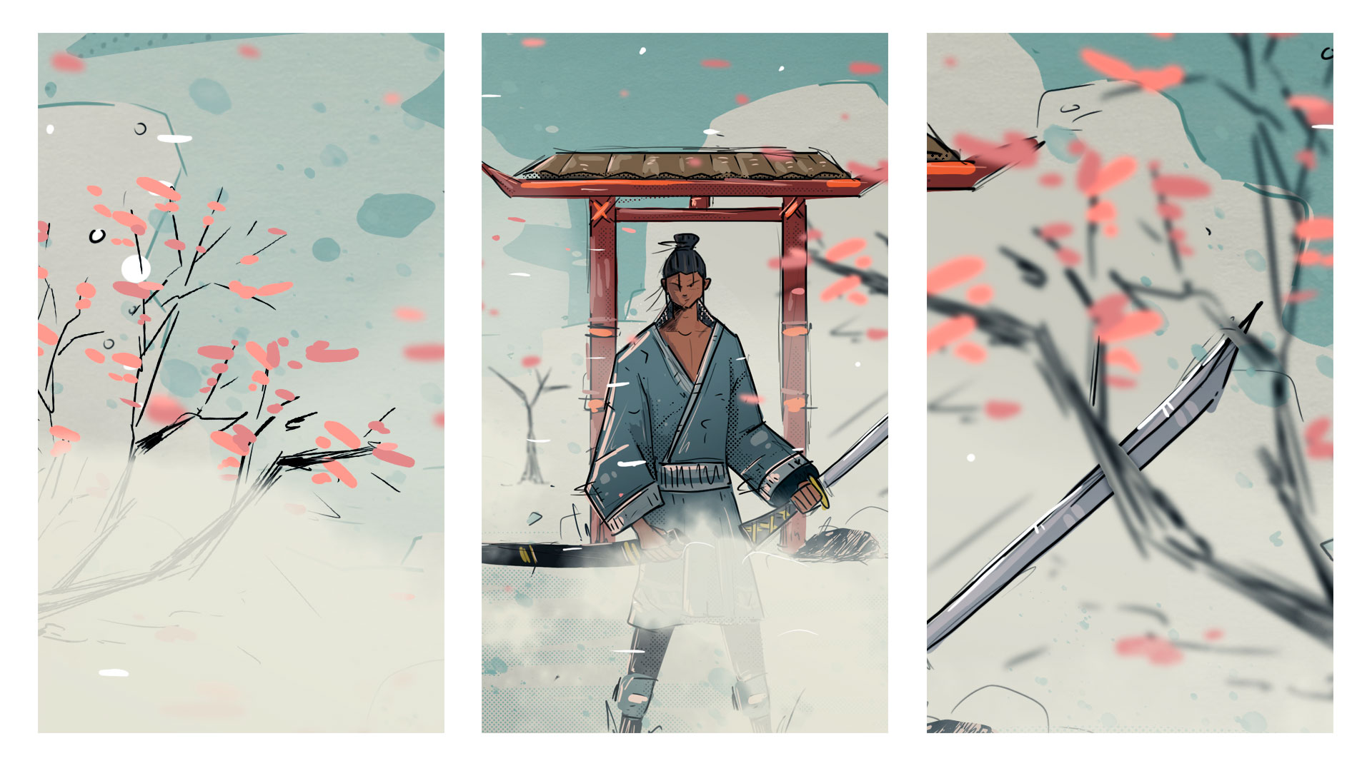 BocetoSamurai