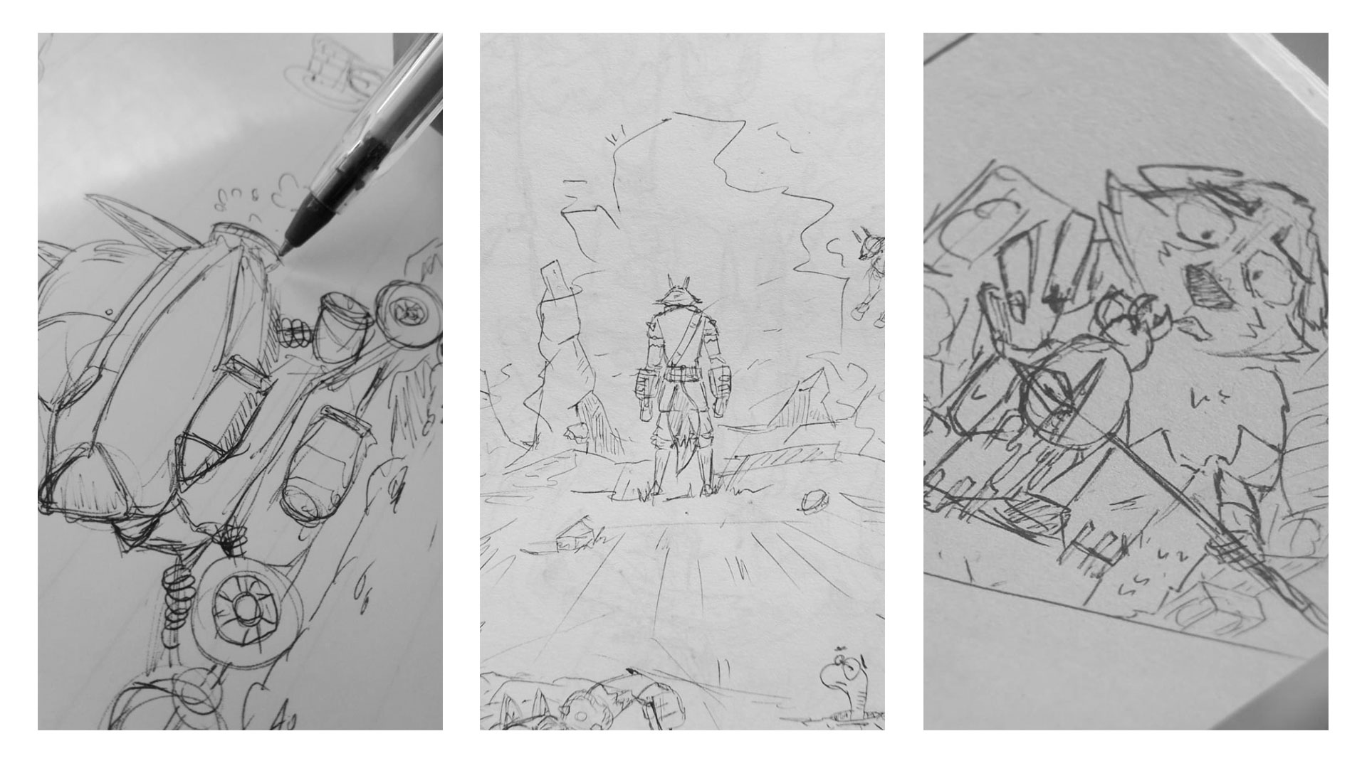 BocetoEscenas Cómic